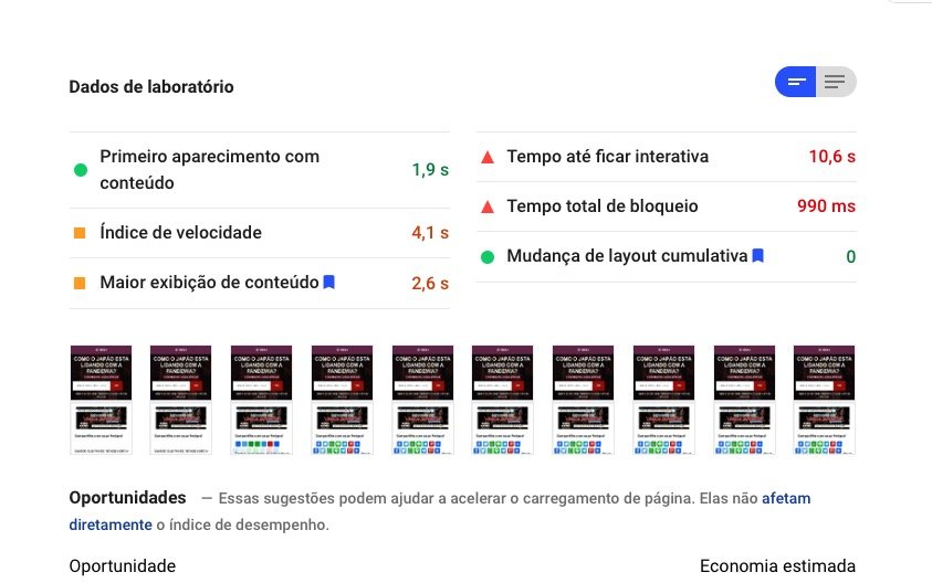 Pagespeed Ninja - O Melhor Plugin de Cache Grátis - velocidade