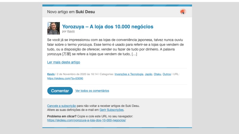 Como esconder que um site está usando Wordpress? - email jetpack