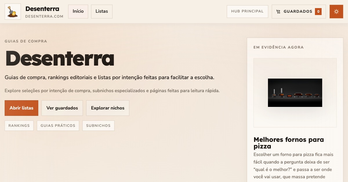 Prévia do projeto Desenterra