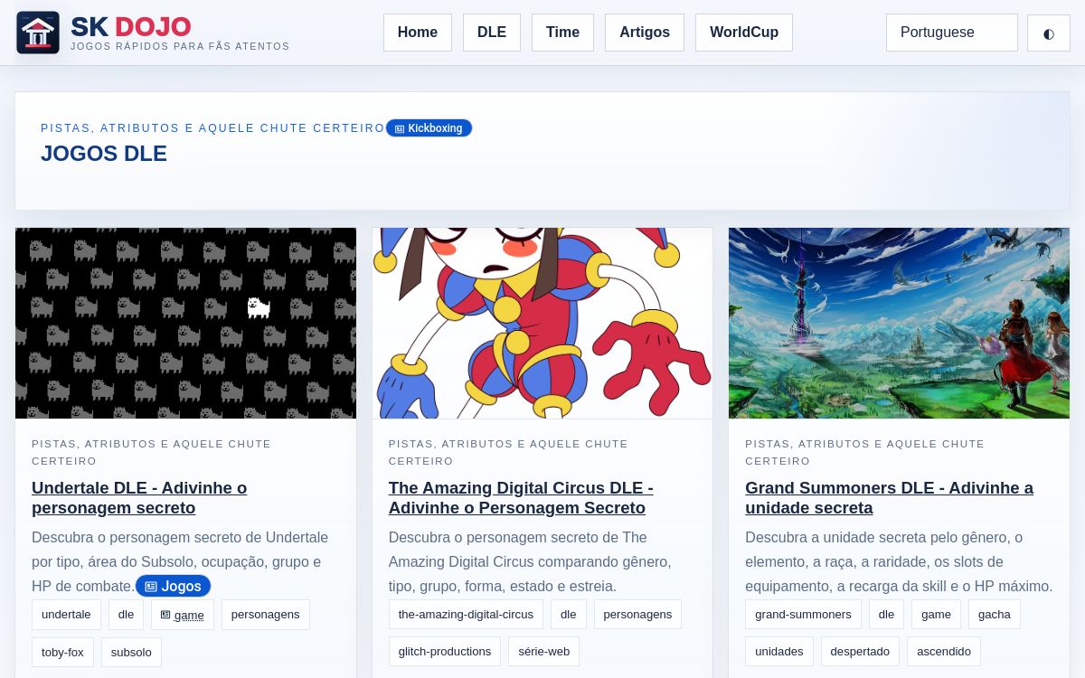 Prévia do projeto SK Dojo