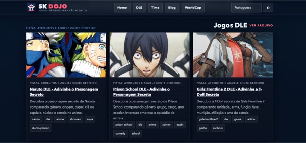 Prévia do projeto SK Dojo