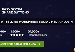 Easy social share buttons for wordpress
