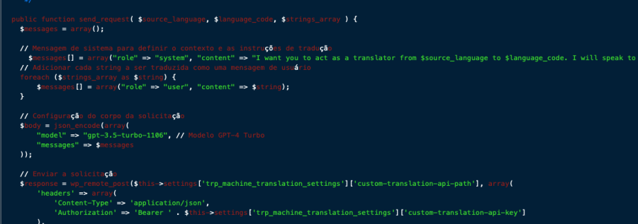 Como Integrar o GPT ao TranslatePress e Outras ferramentas de Tradução - Captura de Tela 2023 12 30 as 09.52.25